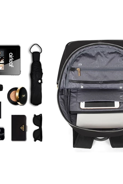 Backpack Rucksack 40 x 30 x 14 cm Black Underseat Travel Cabin Bag for Ryanair, Easy Jet