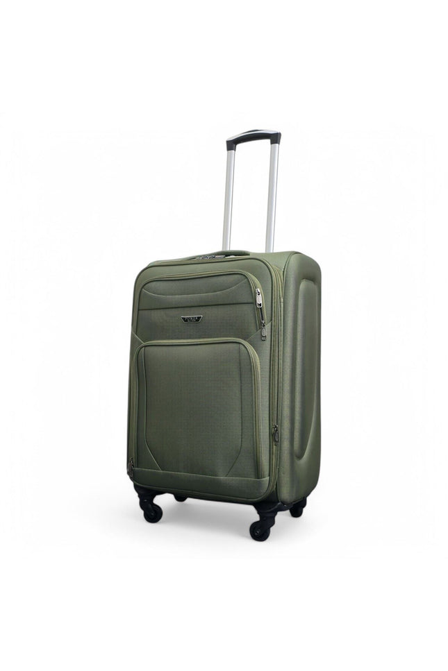 Nagoya Medium Soft Shell Suitcase in Khaki