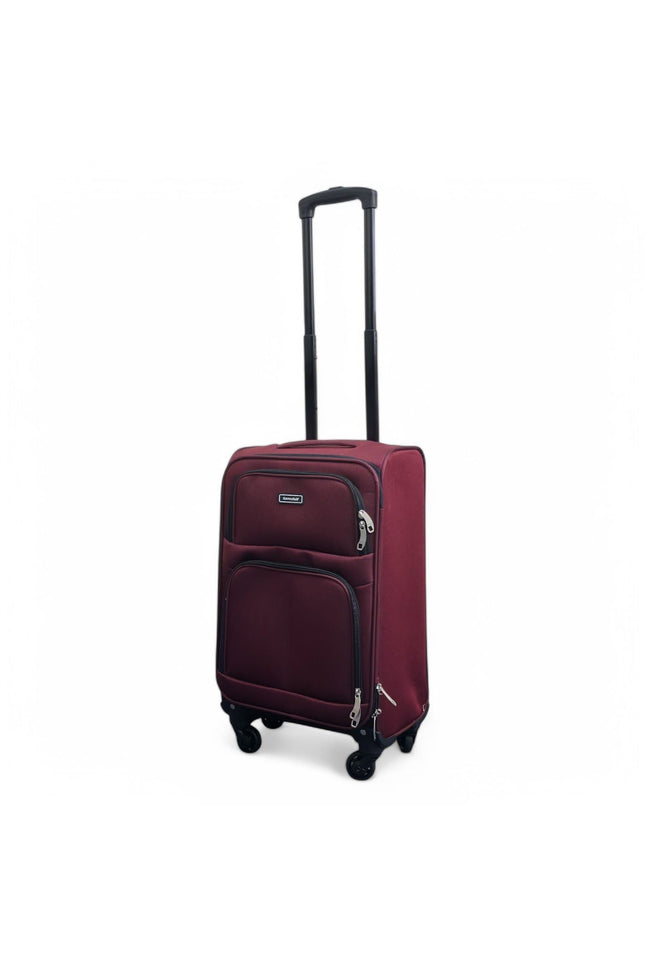 Tahara Cabin Soft Shell Suitcase in Wine