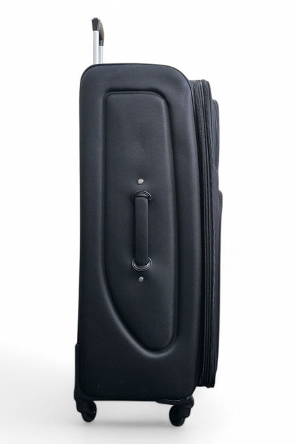 Nagoya X-Large Soft Shell Suitcase in Black