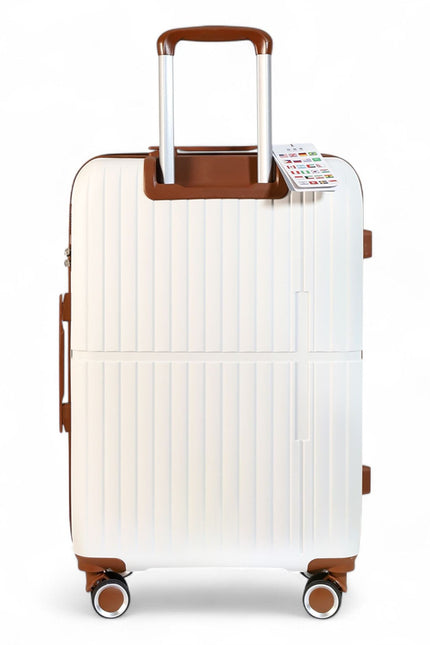 Corowa Medium Hard Shell Suitcase in White