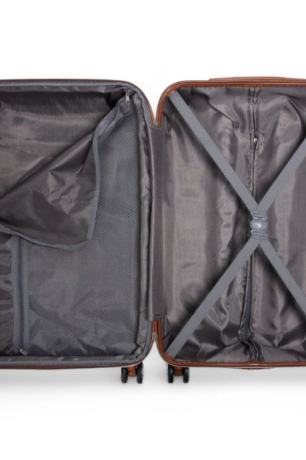 Armidale Medium Hard Shell Suitcase in Coffee