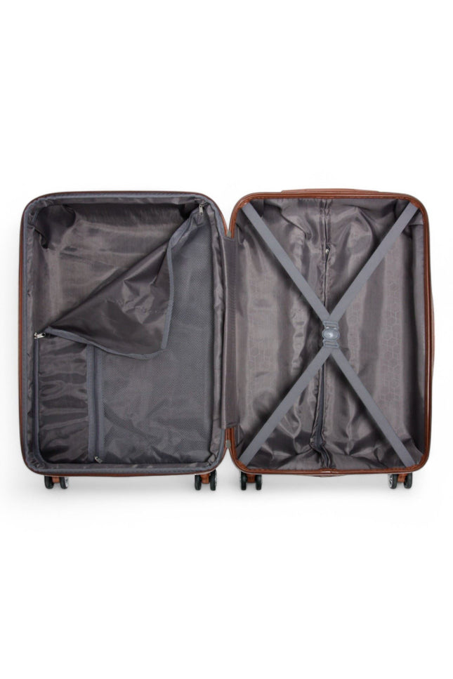 Armidale Medium Hard Shell Suitcase in Coffee
