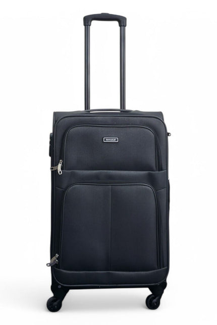 Tahara Medium Soft Shell Suitcase in Grey