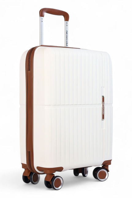 Corowa Cabin Hard Shell Suitcase in White
