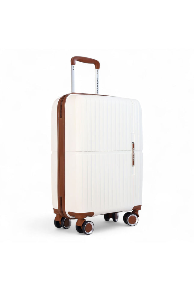 Corowa Cabin Hard Shell Suitcase in White