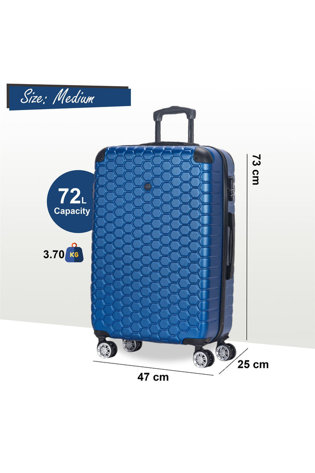 Noda Medium Hard Shell Suitcase in Blue