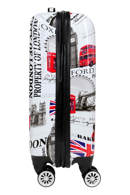 Cooma Cabin Hard Shell Suitcase London in Black Flower