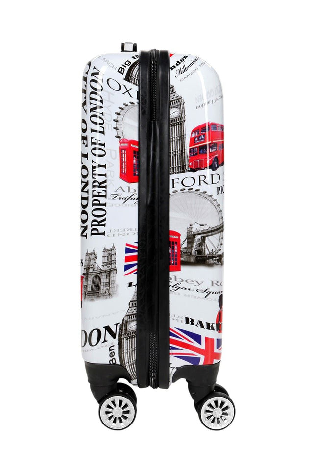 Cooma Cabin Hard Shell Suitcase London in Black Flower