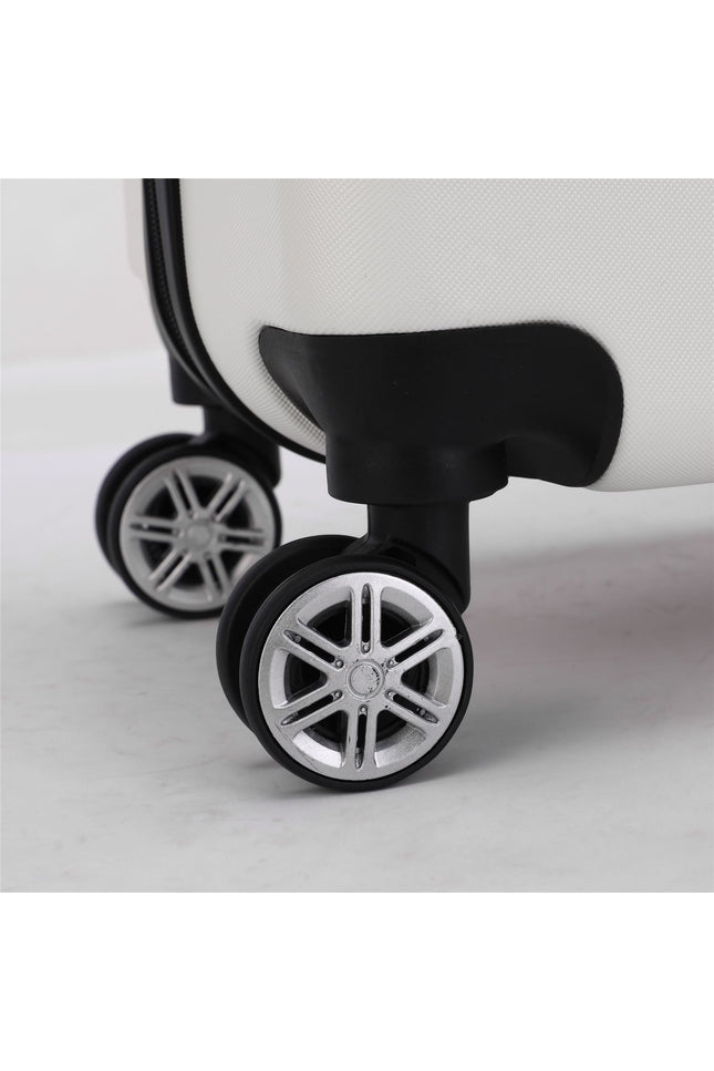 Calgary Set of 3 Hard Shell Suitcase in Cream White