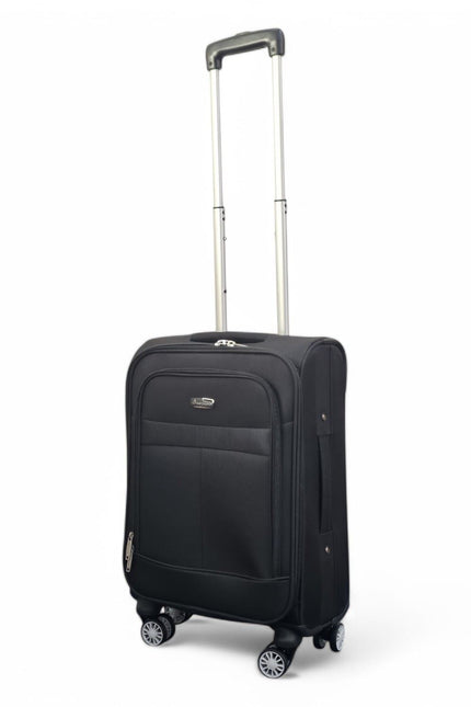 Forbes Cabin Soft Shell Suitcase in Black