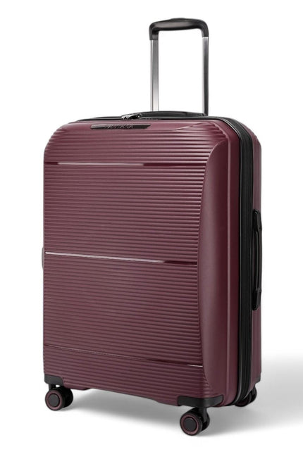 Abiko Large Hard Shell Suitcase in Burgundy