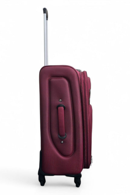 Nagoya Medium Soft Shell Suitcase in Wine