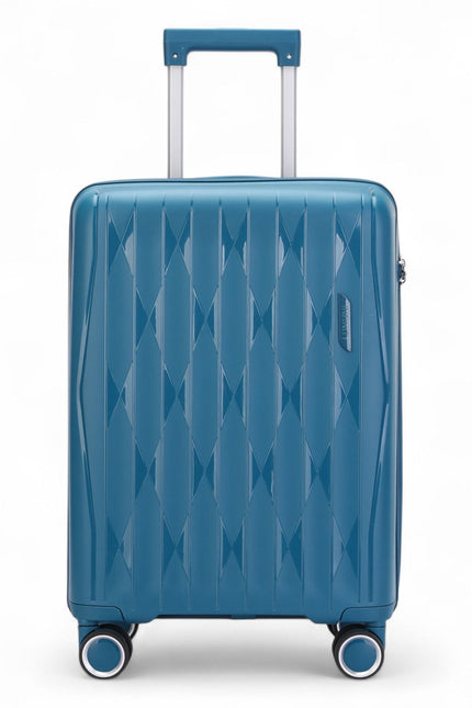 Burnaby Cabin Hard Shell Suitcase in Teal Blue
