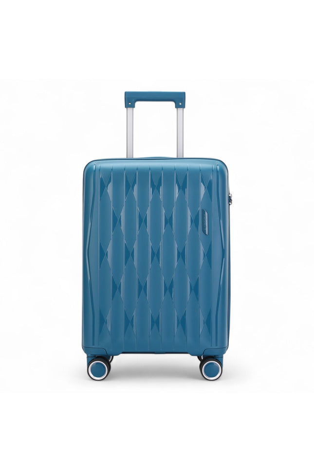 Burnaby Cabin Hard Shell Suitcase in Teal Blue