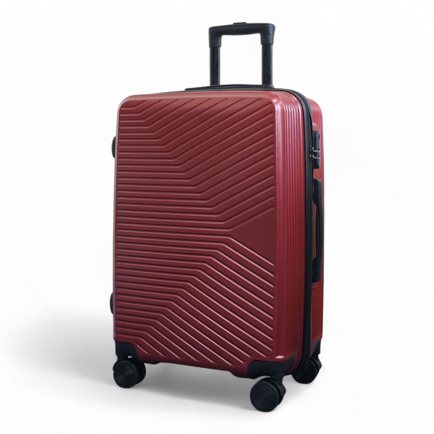 Junee Medium Hard Shell Suitcase in Red