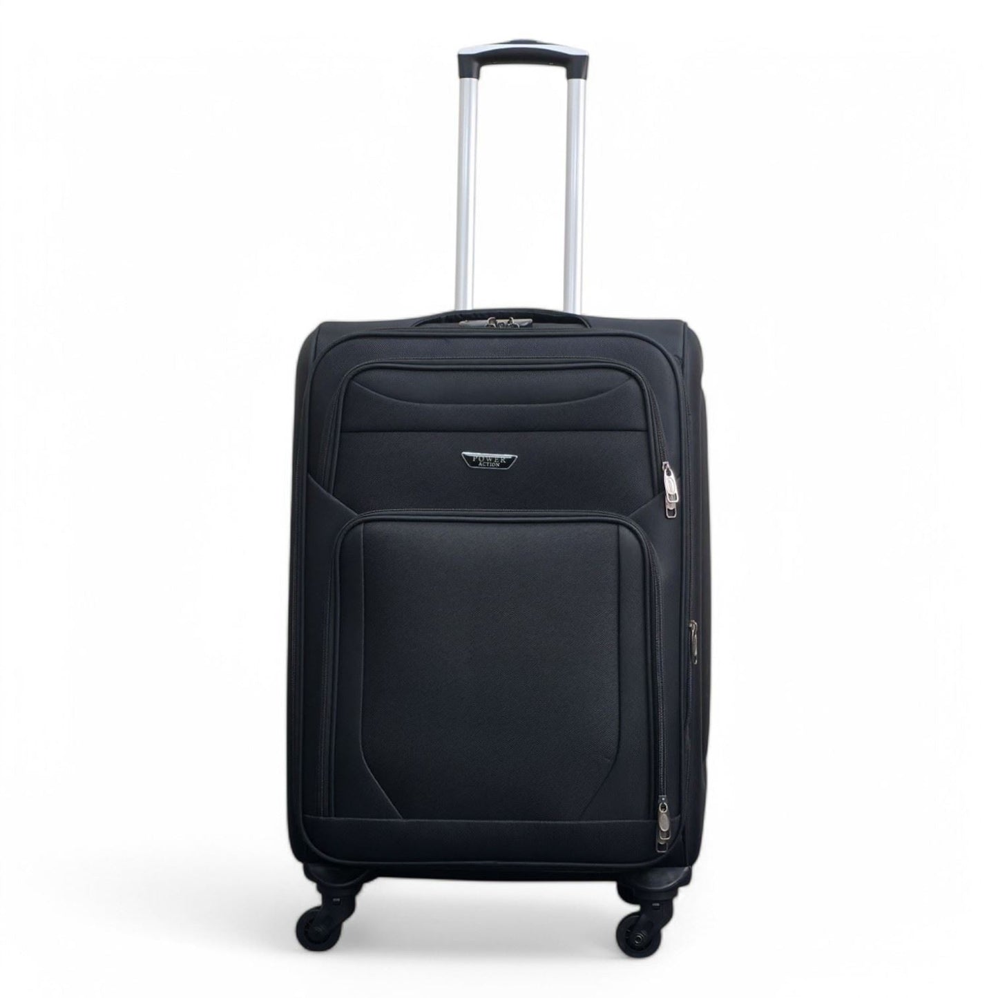 Nagoya Medium Soft Shell Suitcase in Black