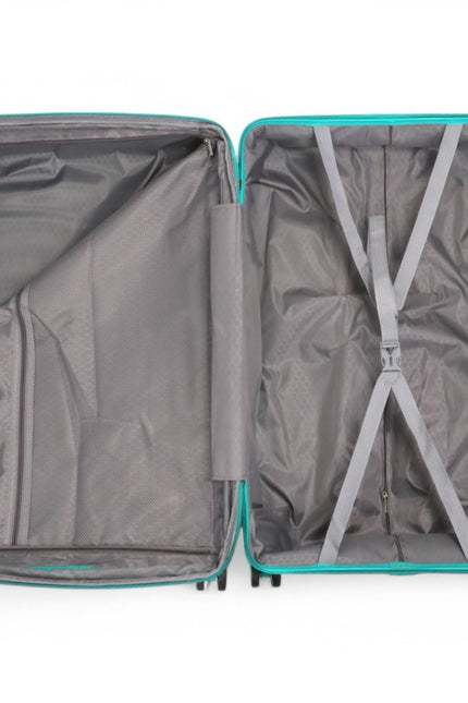 Balranald Large Hard Shell Suitcase in Aqua Blue