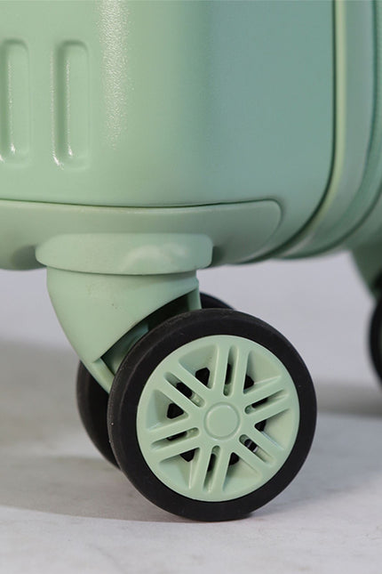 Hard Shell Cabin 44 x 22 x 38 cm Green TSA Secure Luggage Suitcase Suitable for Easyjet, Ryanair