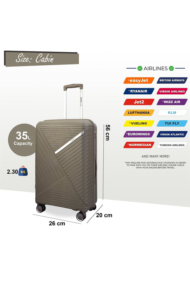 Chita Cabin Hard Shell Suitcase in Flesh