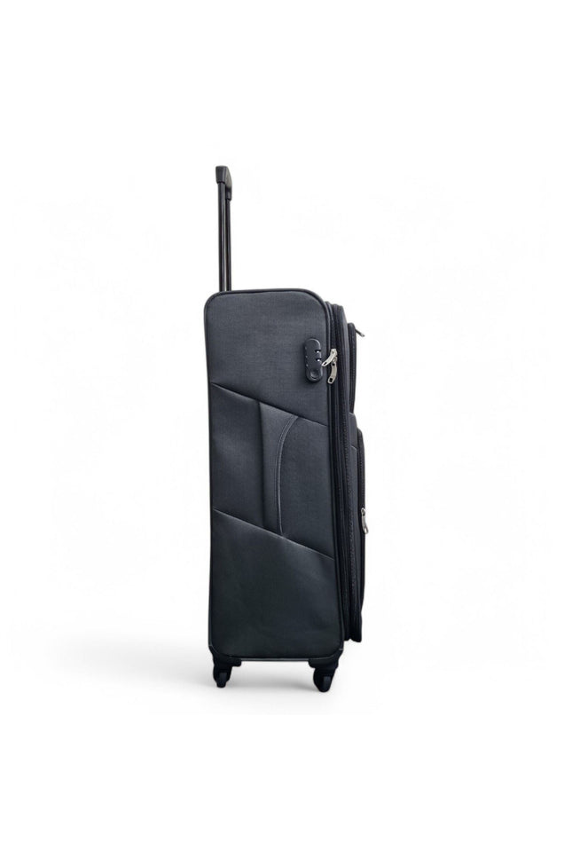 Tahara Large Soft Shell Suitcase in Grey