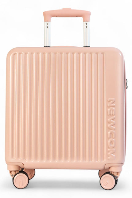 Hard Shell Cabin 44 x 22 x 38 cm Pink TSA Secure Luggage Suitcase Suitable for Easyjet, Ryanair