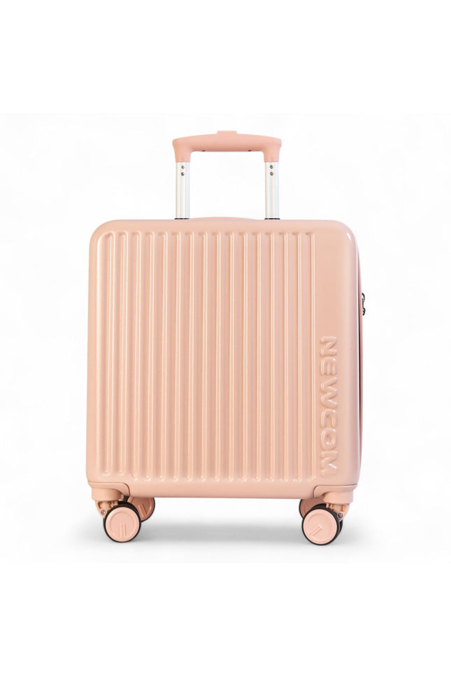 Hard Shell Cabin 44 x 22 x 38 cm Pink TSA Secure Luggage Suitcase Suitable for Easyjet, Ryanair