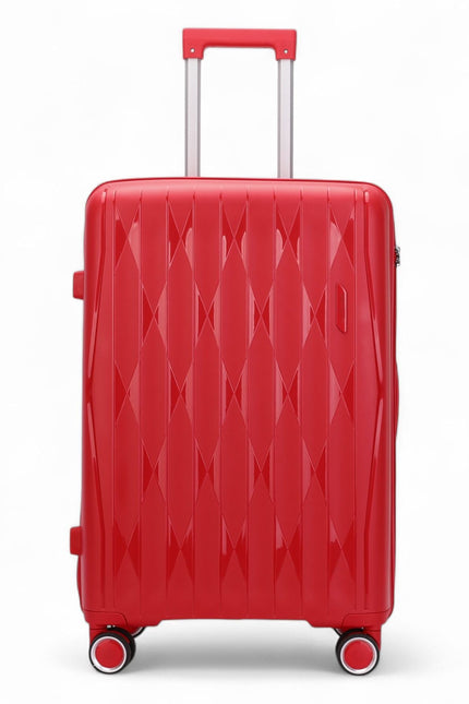 Burnaby Large Hard Shell Suitcase in Red