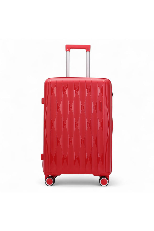 Burnaby Large Hard Shell Suitcase in Red