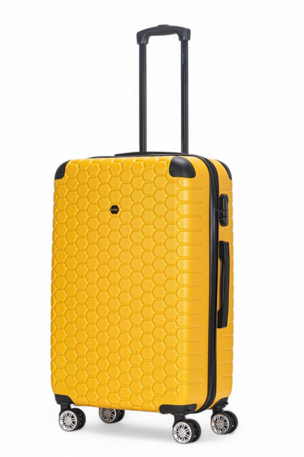 Noda Medium Hard Shell Suitcase in Yellow