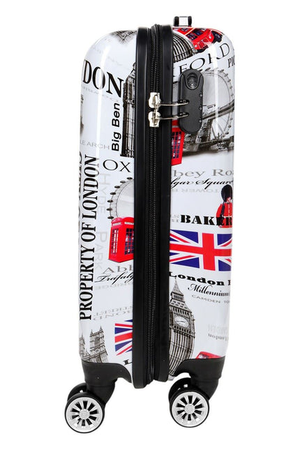 Cooma Cabin Hard Shell Suitcase London in Black Flower