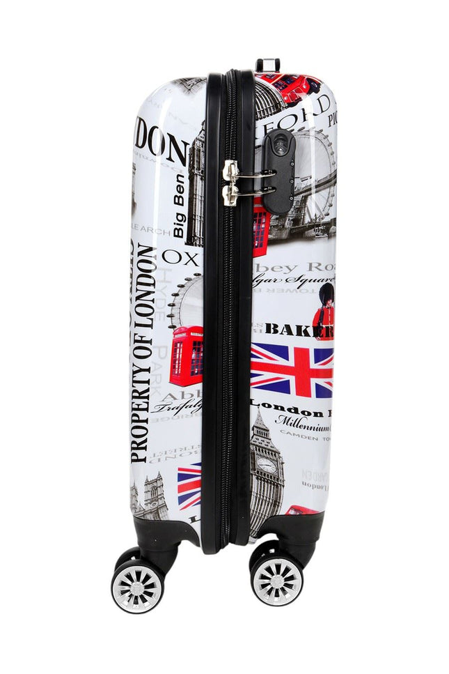 Cooma Cabin Hard Shell Suitcase London in Black Flower