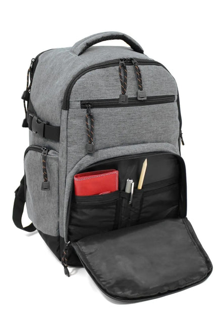 Backpack Rucksack 40x20 x25 cm Underseat Travel Cabin Bag for Ryanair, Easy Jet Grey