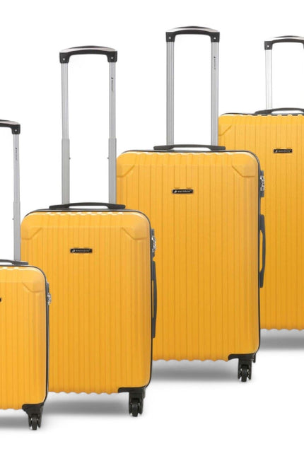 Corowa Set of 4 Hard Shell Suitcase in Yellow