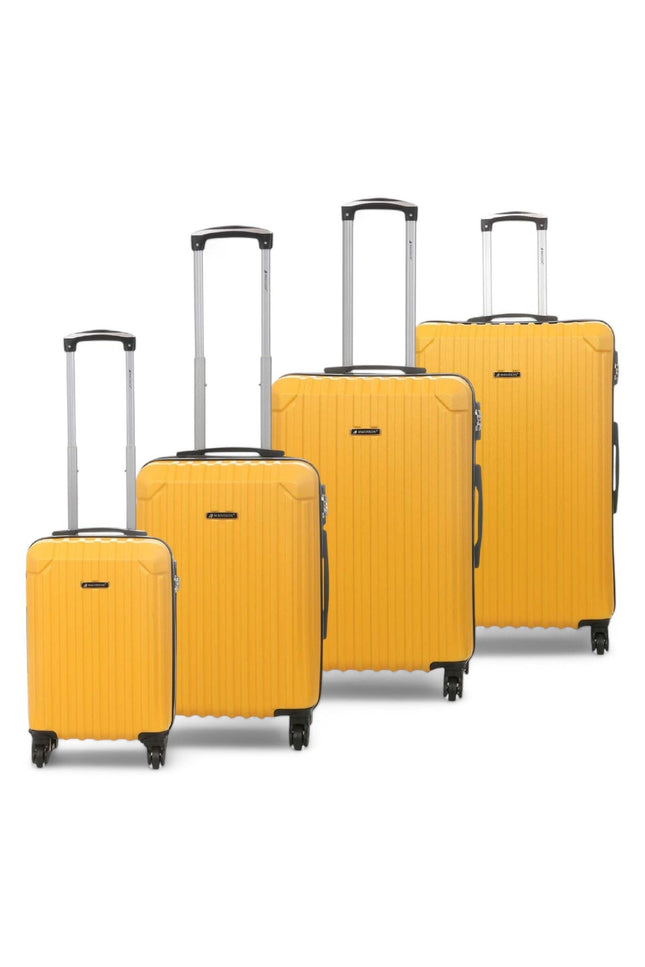 Corowa Set of 4 Hard Shell Suitcase in Yellow