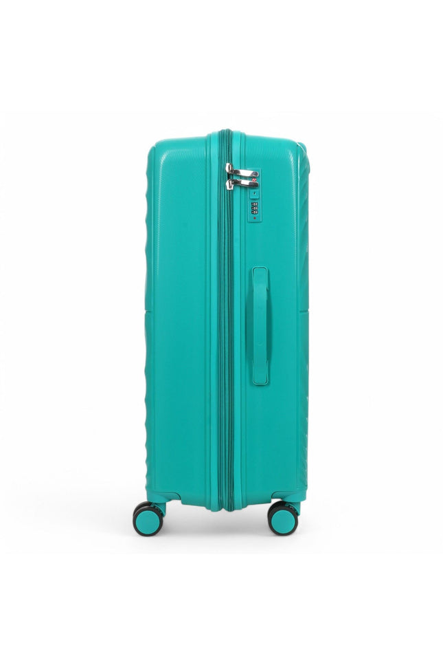 Balranald Large Hard Shell Suitcase in Aqua Blue