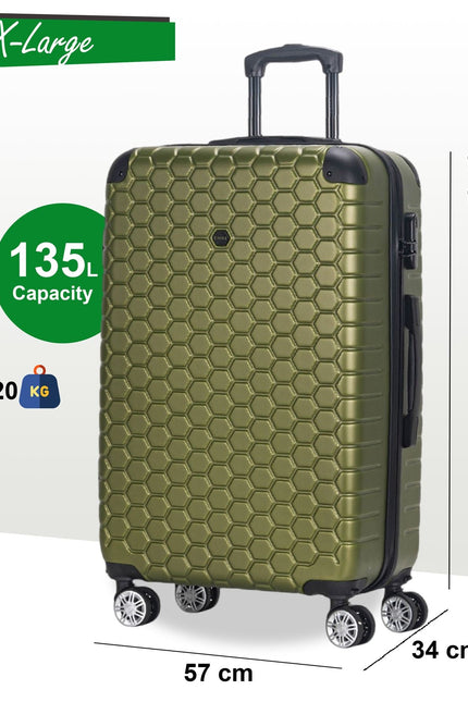 Noda X-Large Hard Shell Suitcase in Green