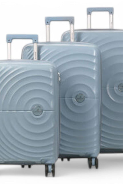 Balranald Set of 3 Hard Shell Suitcase in Sky Blue