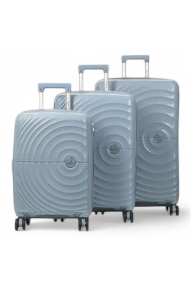 Balranald Set of 3 Hard Shell Suitcase in Sky Blue