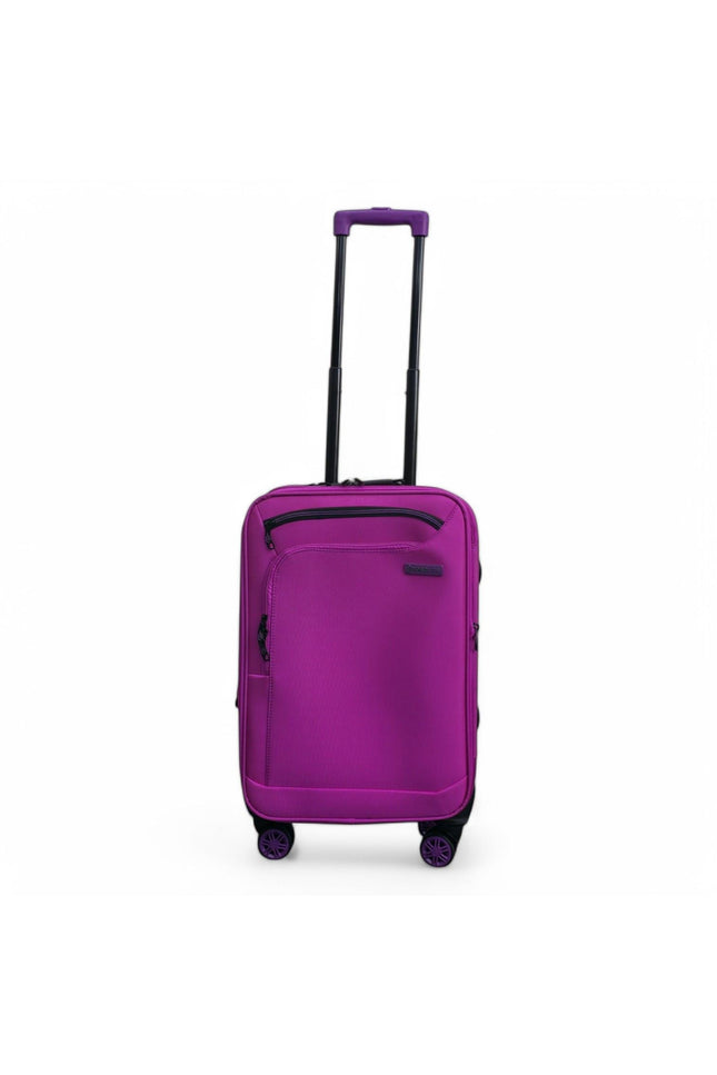 Handa Cabin Soft Shell Suitcase in Pink