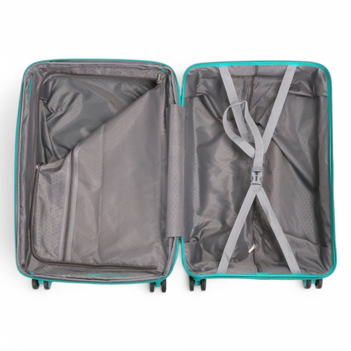 Balranald Medium Hard Shell Suitcase in Aqua Blue