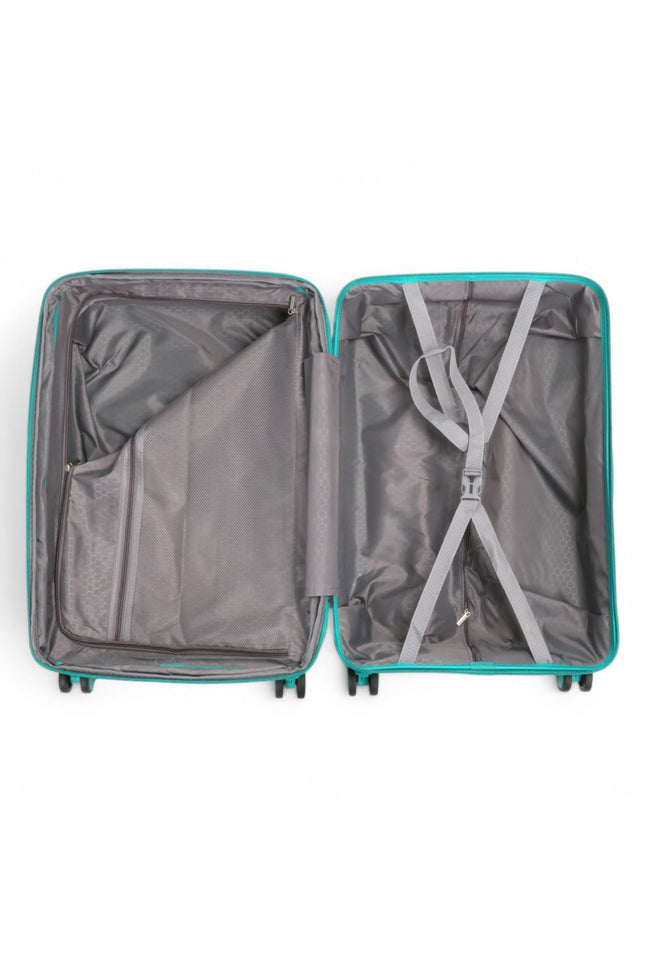 Balranald Medium Hard Shell Suitcase in Aqua Blue