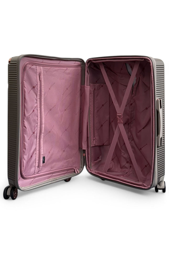 Cowra Cabin Hard Shell Suitcase in Champagne ( Beige )