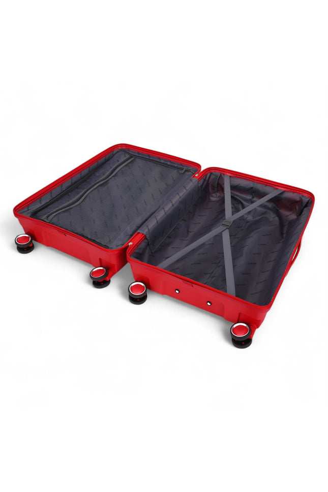 Burnaby Set of 3 Hard Shell Suitcase in Red