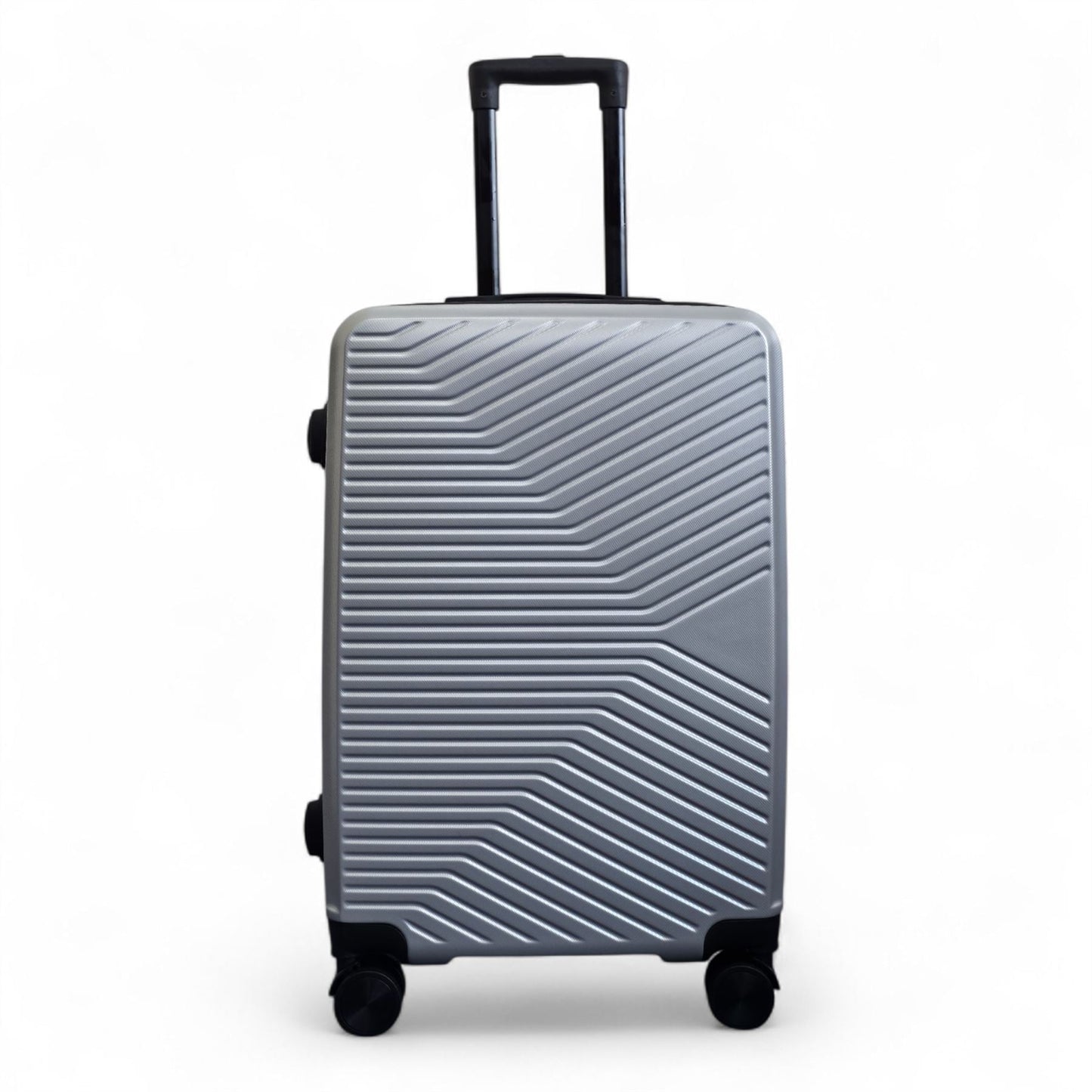 Junee Medium Hard Shell Suitcase in Silver