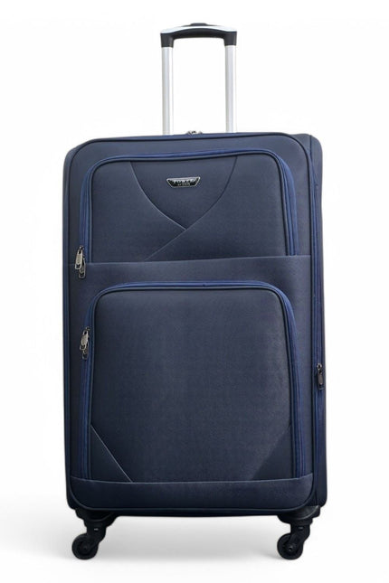Nagoya Large Soft Shell Suitcase in Navy
