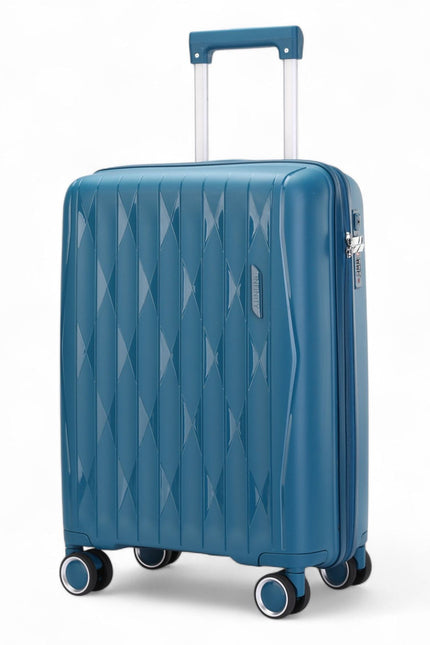 Burnaby Cabin Hard Shell Suitcase in Teal Blue