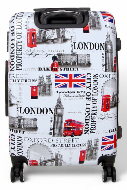 Cooma Medium Hard Shell Suitcase London in Black Flower