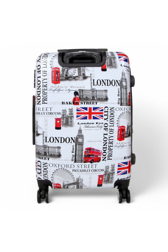 Cooma Medium Hard Shell Suitcase London in Black Flower