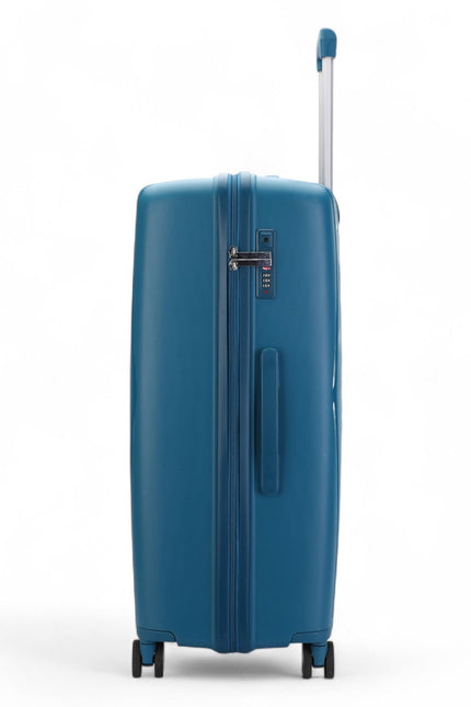 Burnaby Medium Hard Shell Suitcase in Teal Blue